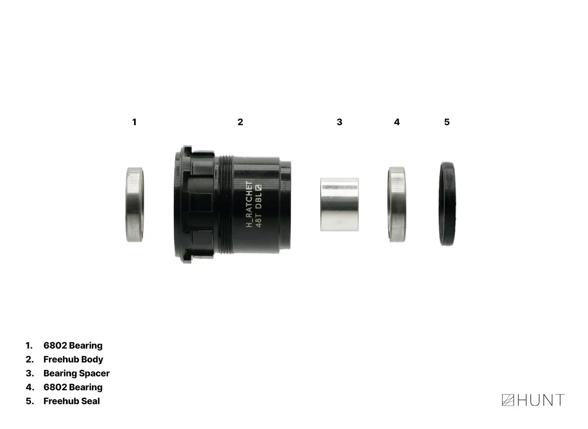 H_Ratchet DBL 48T CeramicSpeed Coated Freehub | SRAM XD/XDR - Image 2