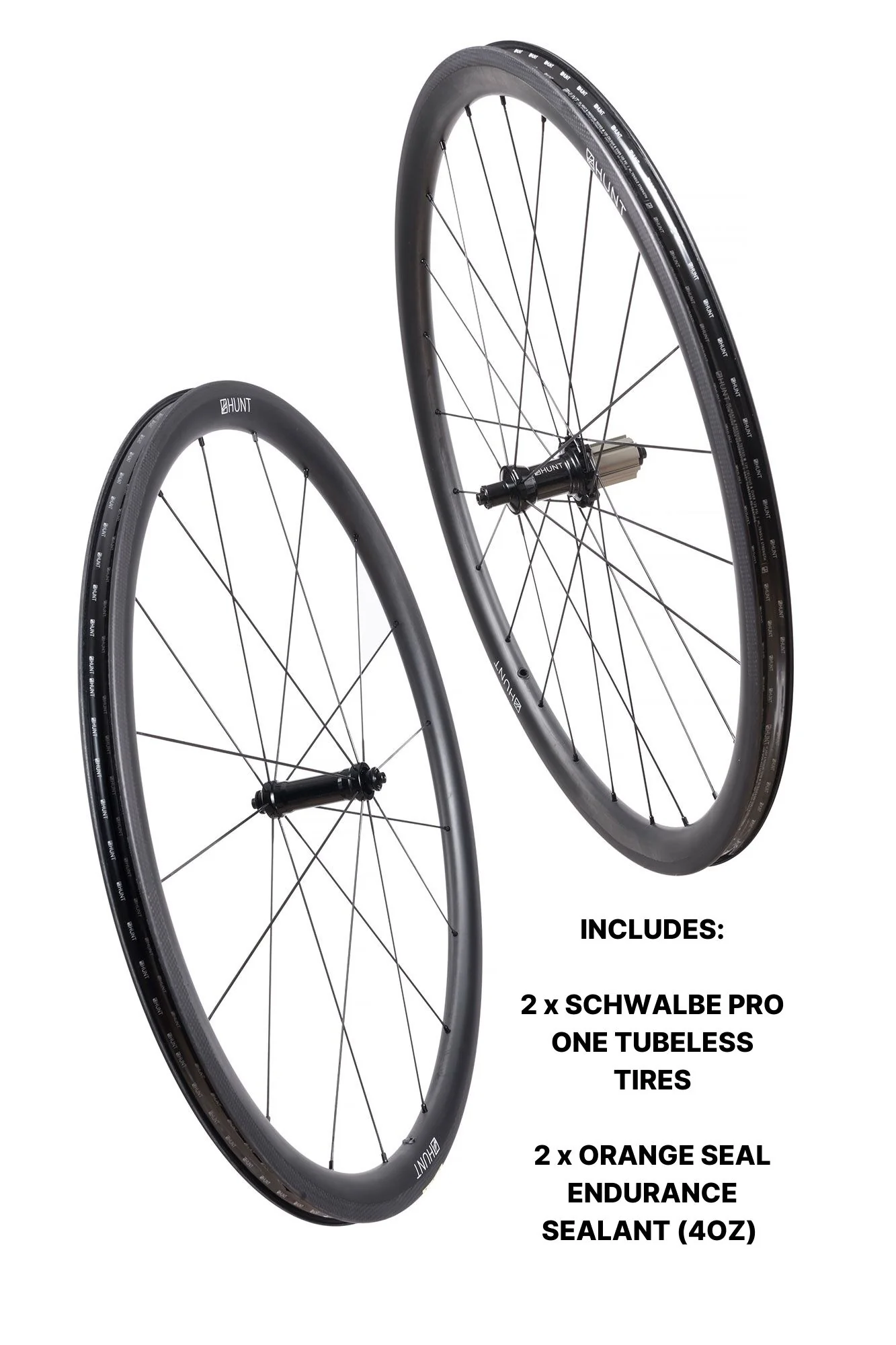 HUNT 36 Carbon Wide Aero Wheelset (Tires & Sealant Included)