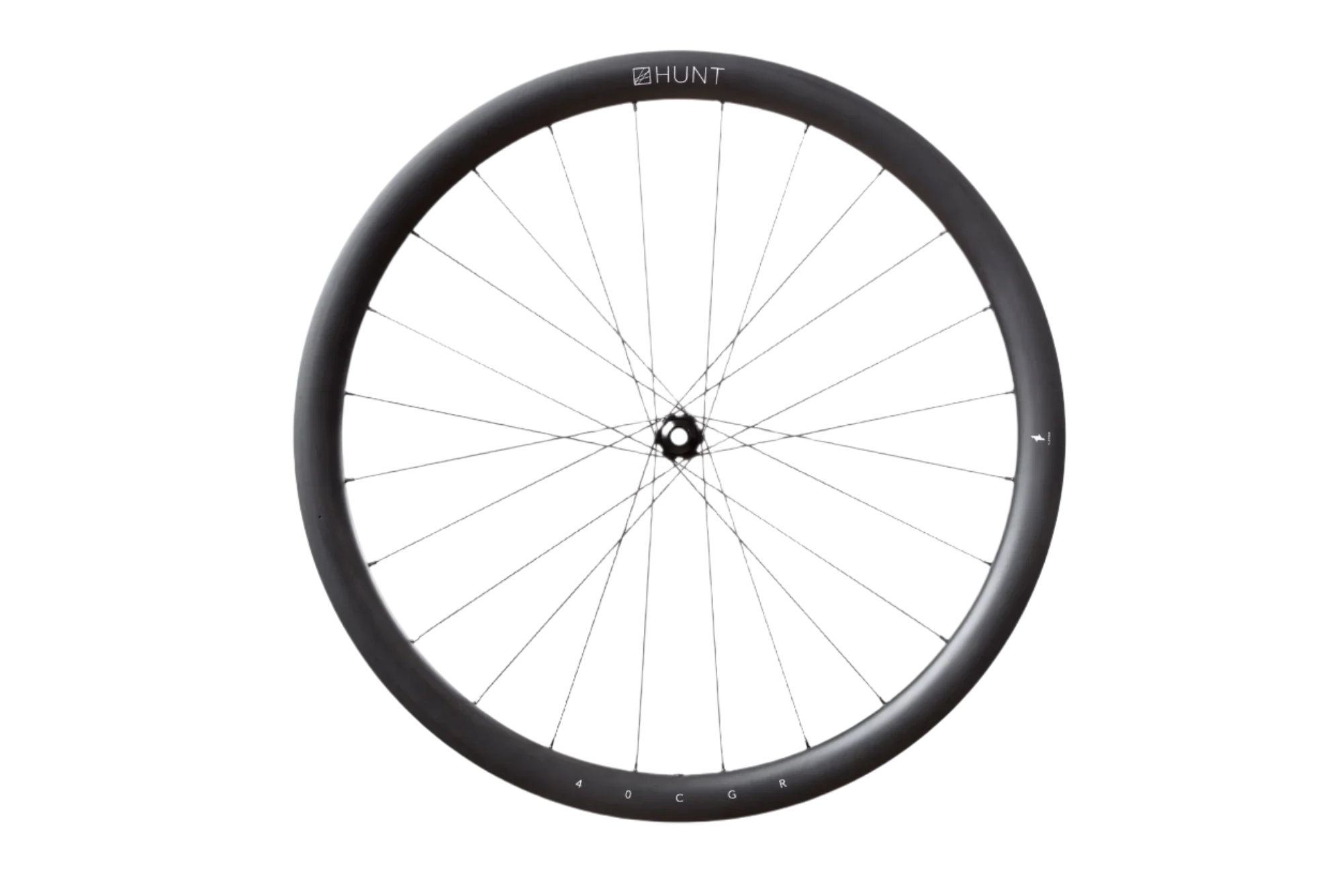 HUNT 40 Carbon Gravel Race Front Wheel - Image 4