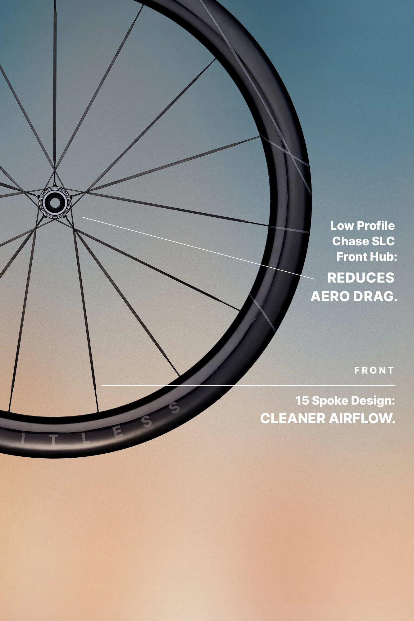 HUNT 4AM Limitless Ti_UD Carbon Spoke Disc Wheelset - Image 9