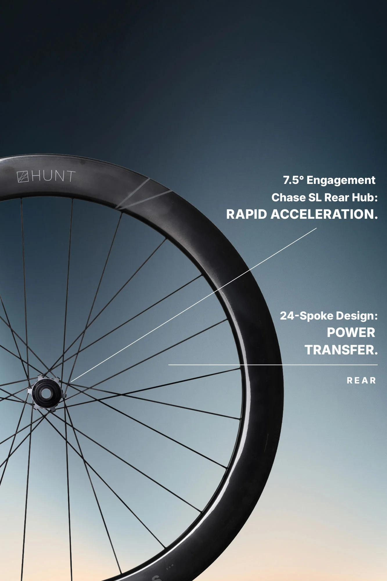 HUNT 5AM Limitless Disc Wheelset - Image 5