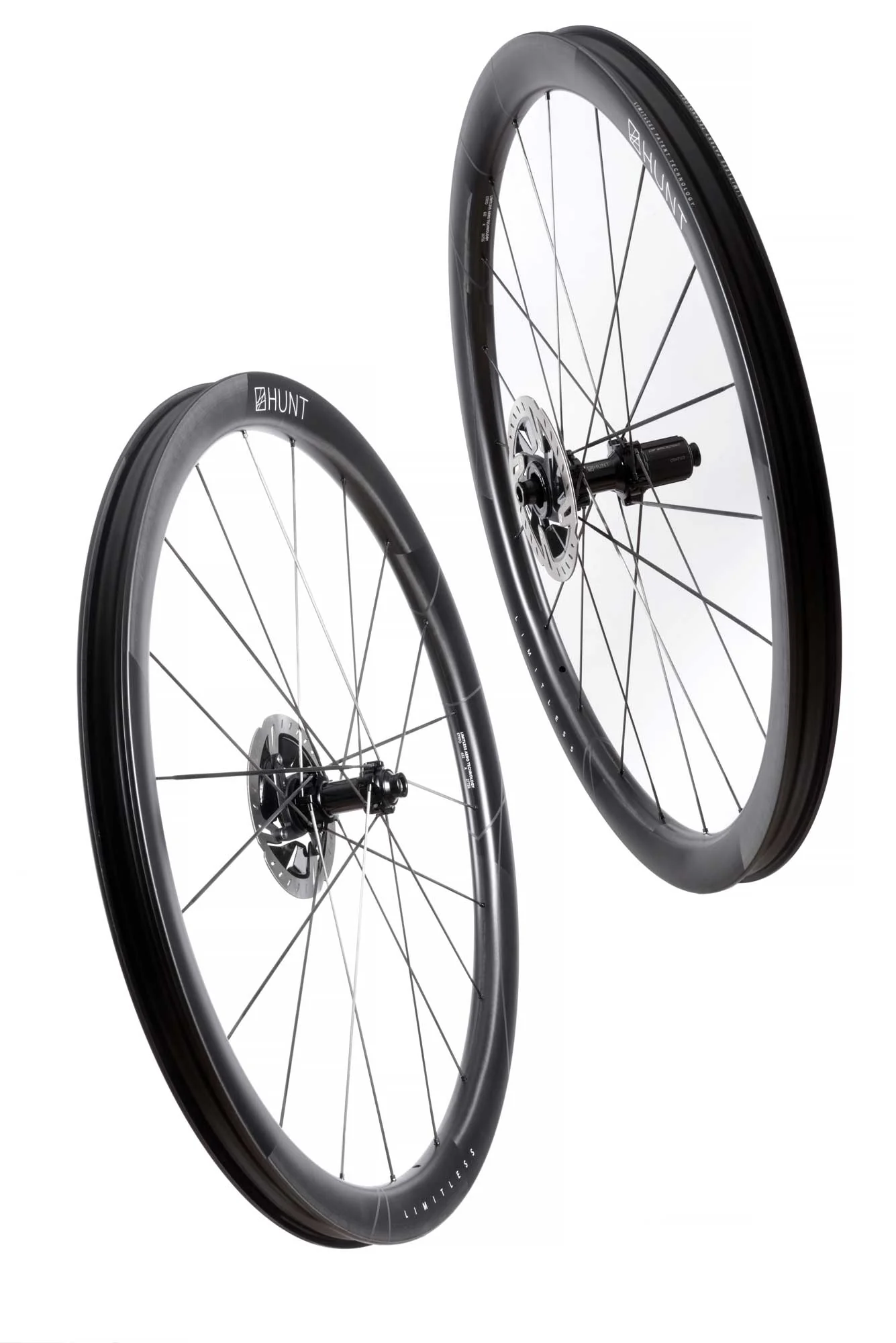 RE:NEW HUNT 40 Limitless Gravel Aero UD Carbon Spoke Wheelset