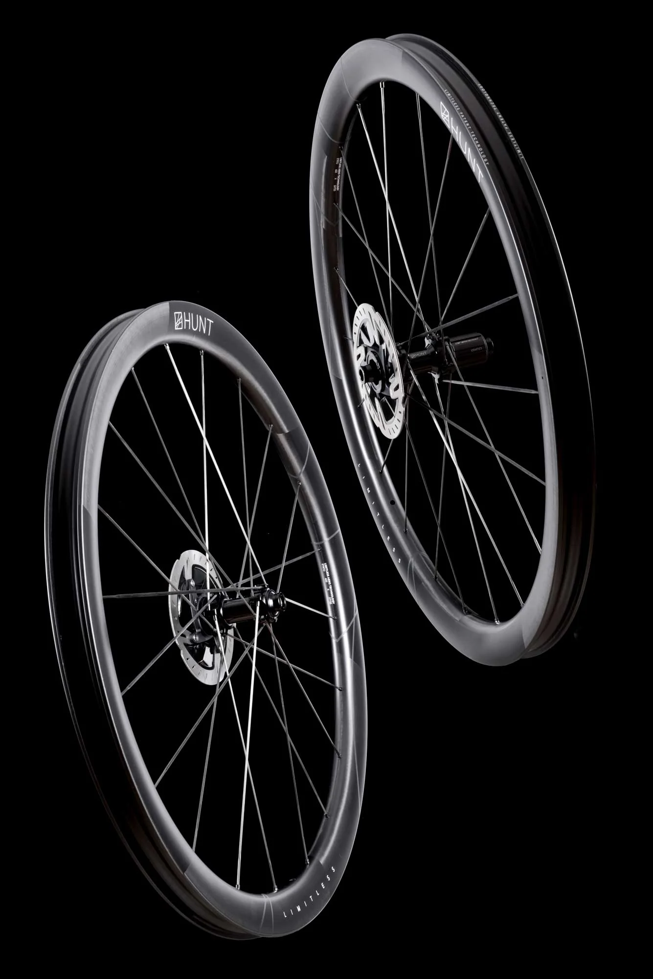 RE:NEW HUNT 40 Limitless Gravel Aero UD Carbon Spoke Wheelset - Image 11